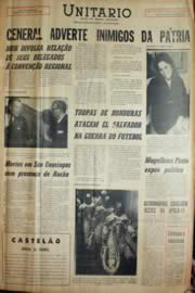 Página do jornal Unitário de julho de 1969