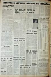 Página do jornal Unitário de julho de 1969