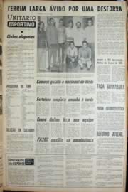 Página do jornal Unitário de julho de 1969