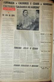 Página do jornal Unitário de julho de 1969