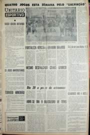 Página do jornal Unitário de julho de 1969