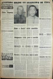 Página do jornal Unitário de julho de 1969