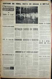 Página do jornal Unitário de julho de 1969