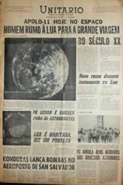 Página do jornal Unitário de julho de 1969