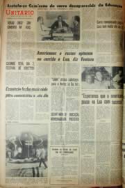 Página do jornal Unitário de julho de 1969