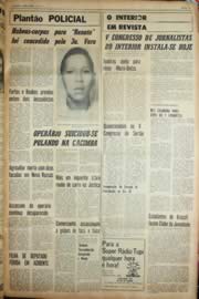 Página do jornal Unitário de julho de 1969