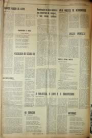 Página do jornal Unitário de julho de 1969