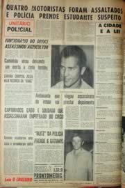 Página do jornal Unitário de julho de 1969