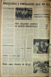 Página do jornal Unitário de julho de 1969