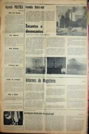 Página do jornal Unitário de julho de 1969