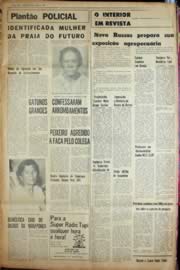 Página do jornal Unitário de julho de 1969