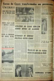 Página do jornal Unitário de julho de 1969