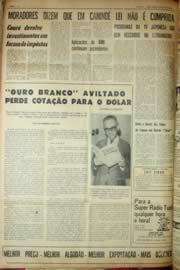 Página do jornal Unitário de julho de 1969