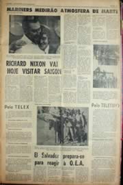 Página do jornal Unitário de julho de 1969