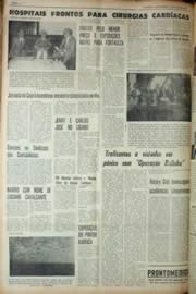 Página do jornal Unitário de julho de 1969