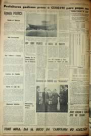 Página do jornal Unitário de agosto de 1969