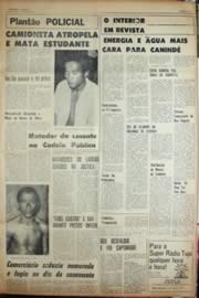 Página do jornal Unitário de agosto de 1969