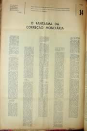 Página do jornal Unitário de agosto de 1969