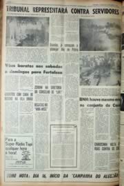 Página do jornal Unitário de agosto de 1969