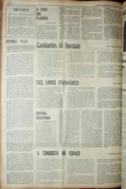 Página do jornal Unitário de agosto de 1969