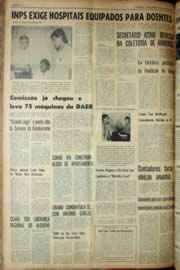 Página do jornal Unitário de agosto de 1969
