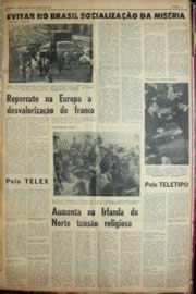Página do jornal Unitário de agosto de 1969