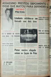 Página do jornal Unitário de agosto de 1969