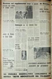 Página do jornal Unitário de agosto de 1969