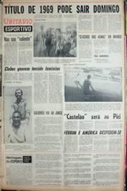 Página do jornal Unitário de agosto de 1969