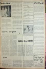 Página do jornal Unitário de agosto de 1969