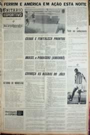 Página do jornal Unitário de agosto de 1969