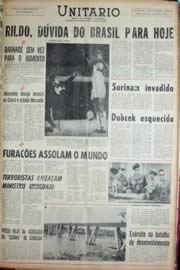 Página do jornal Unitário de agosto de 1969