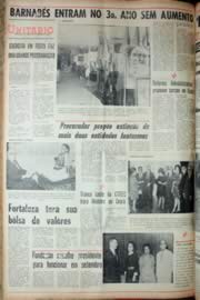 Página do jornal Unitário de agosto de 1969