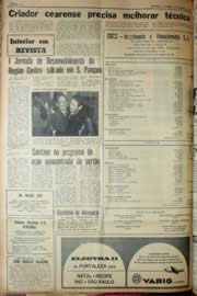 Página do jornal Unitário de agosto de 1969