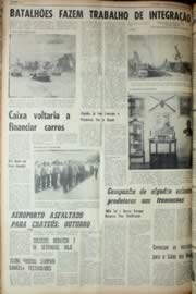 Página do jornal Unitário de agosto de 1969