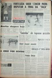 Página do jornal Unitário de agosto de 1969