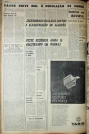 Página do jornal Unitário de agosto de 1969