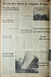 Página do jornal Unitário de agosto de 1969