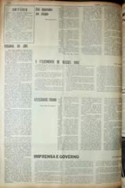 Página do jornal Unitário de agosto de 1969