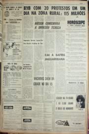 Página do jornal Unitário de agosto de 1969