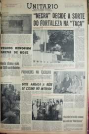 Página do jornal Unitário de agosto de 1969