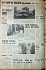Página do jornal Unitário de setembro de 1969