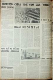 Página do jornal Unitário de setembro de 1969
