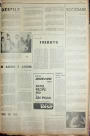 Página do jornal Unitário de setembro de 1969