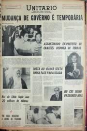 Página do jornal Unitário de setembro de 1969