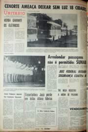 Página do jornal Unitário de setembro de 1969