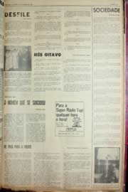 Página do jornal Unitário de setembro de 1969