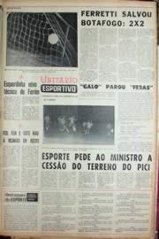 Página do jornal Unitário de setembro de 1969