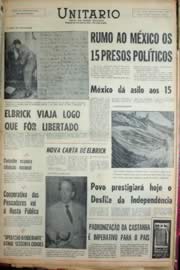 Página do jornal Unitário de setembro de 1969
