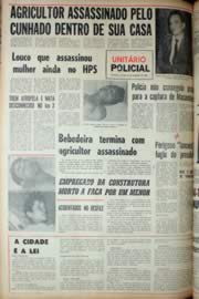 Página do jornal Unitário de setembro de 1969